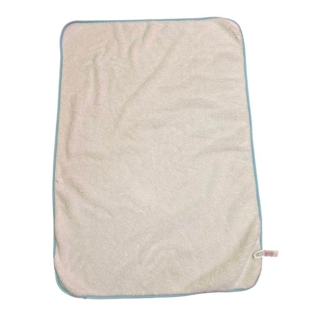 Bundles Baby‎ Place Blanket Bear Mushroom Blue Plush Sherpa Woodland Nursery